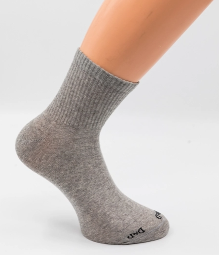 D&D Tennissokker i Bomuld (3-pak – Hvid, Sort & Grå)