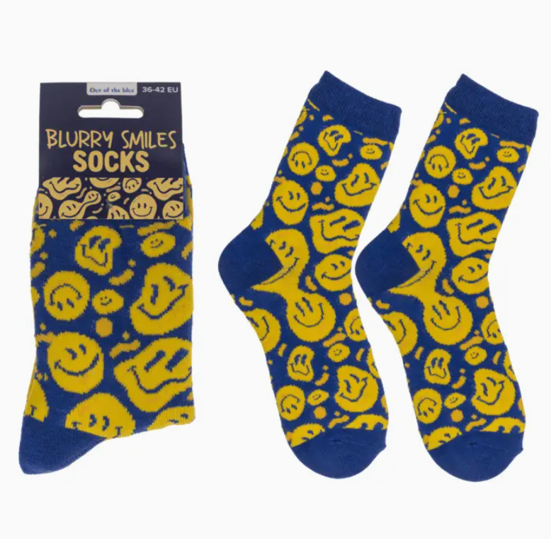 Blurry Smile sokker 1 par