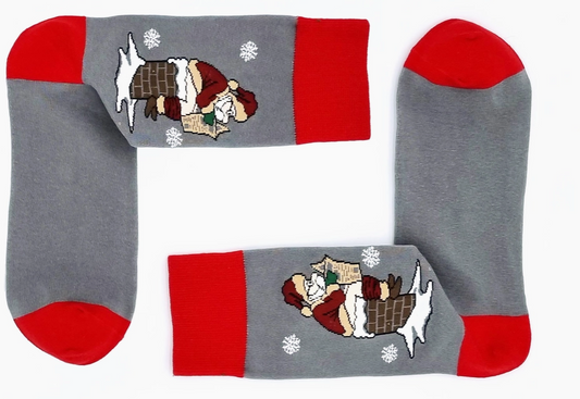 Snazzy Santa julestrømper – Julemanden på skorstenen 🎄