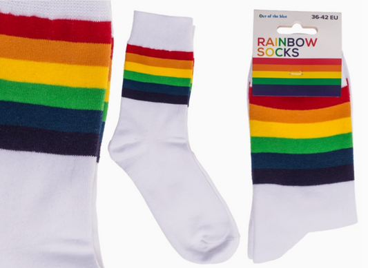 Rainbow Pride Socks – Regnbue sokker i flotte farver 1 par